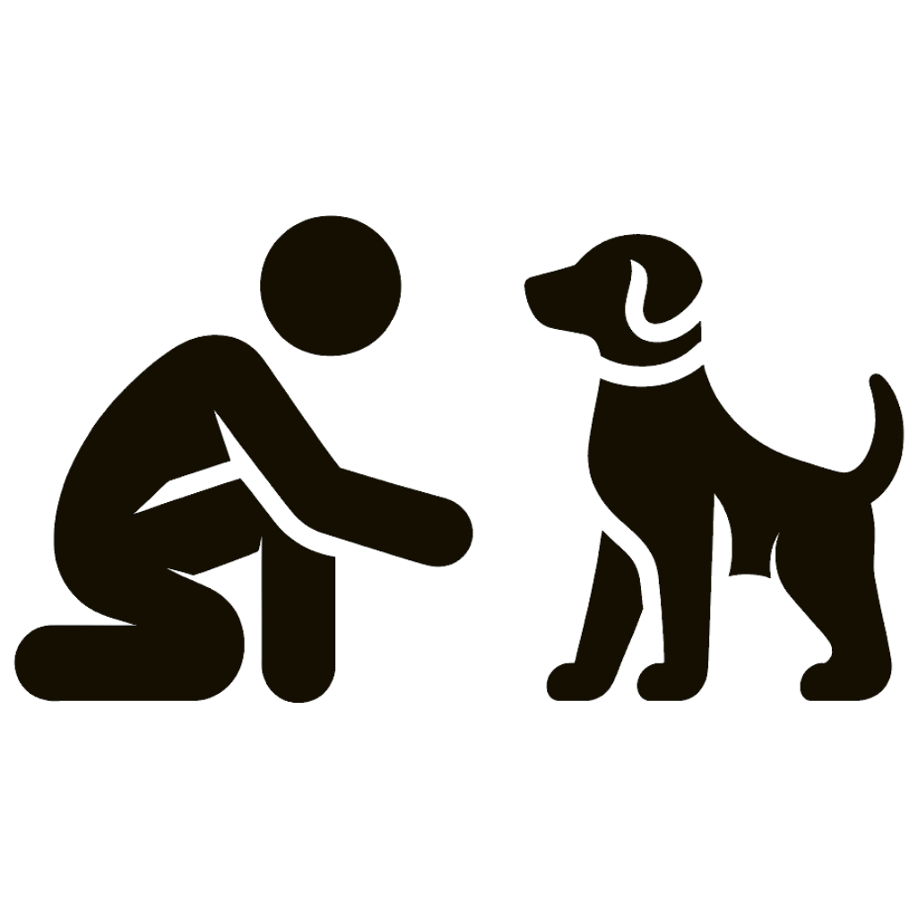 Mens en hond